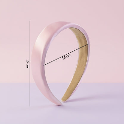 Elegant Padded Satin Finish Hairband (1 Pc) The Morsignaturekarts