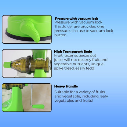 Supermom Manual Multi-Functional Fruit and Vegetable Juicer (1 Pc) signaturekarts
