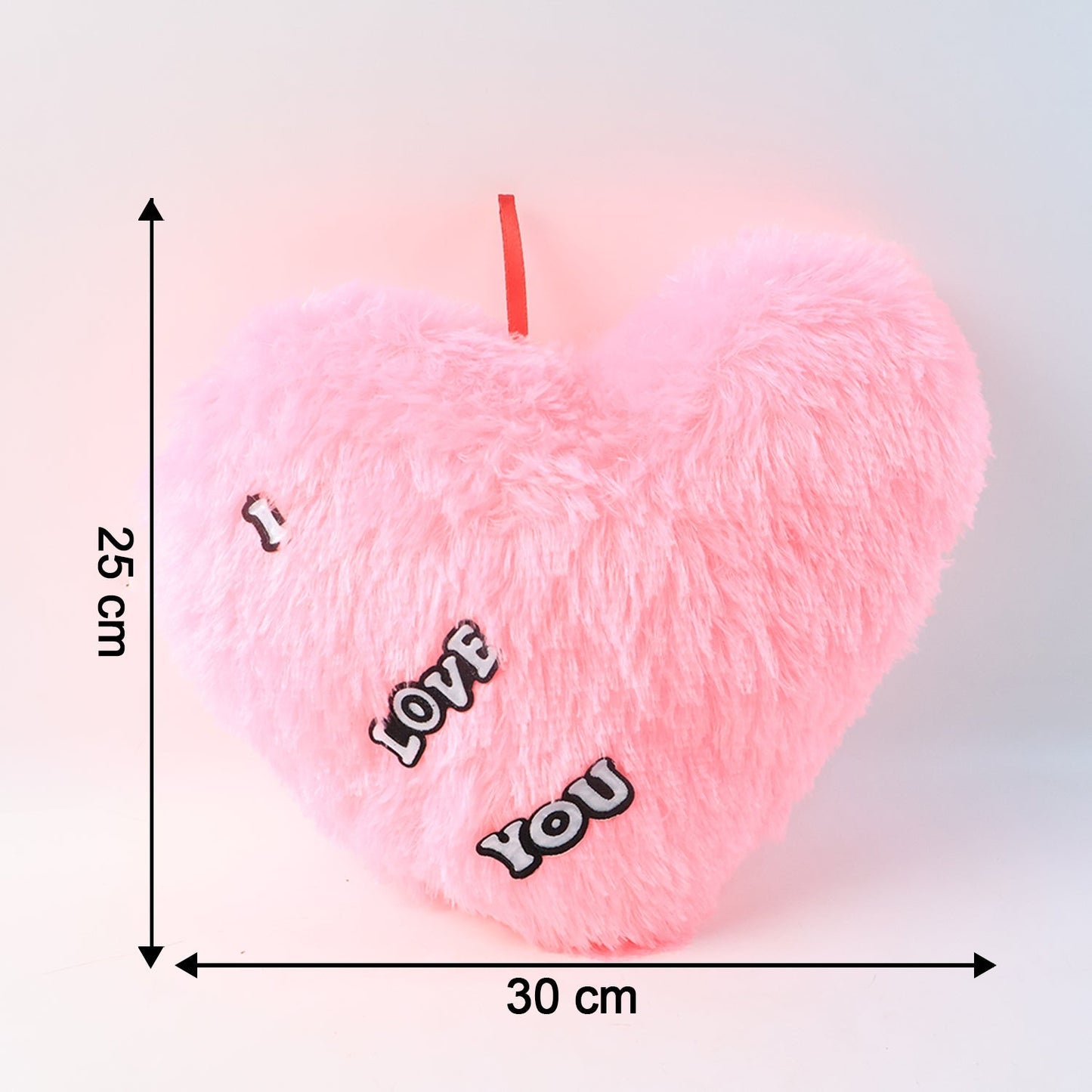 Soft Plush Heart Shape Cushion with "I Love You" (1 Pc) signaturekarts