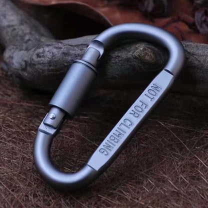 Premium Heavy-Duty Metal Carabiner Hook with Screw Lock (1 Pc) signaturekarts