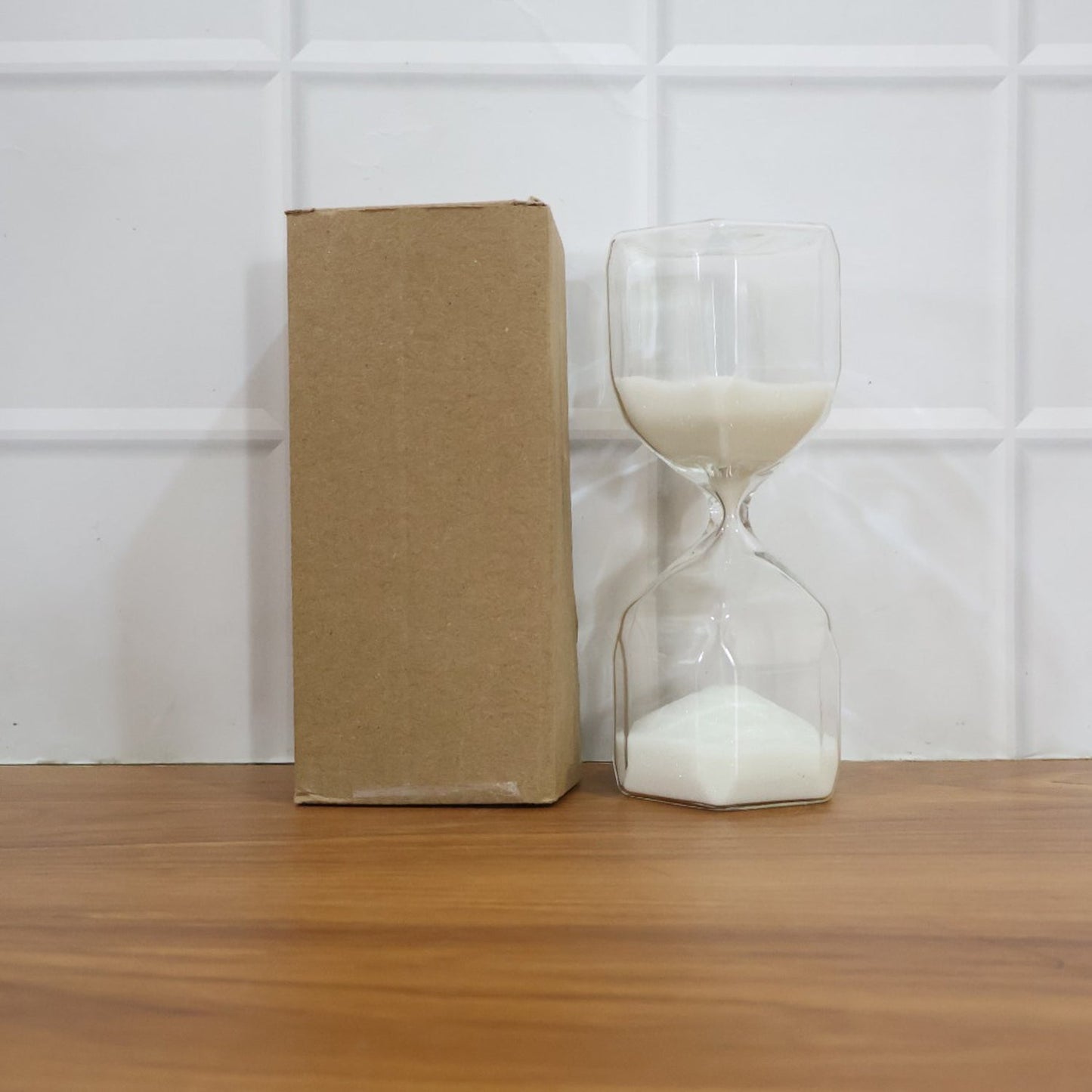Elegant Glass Hourglass Sand Timer (1 Pc) signaturekarts