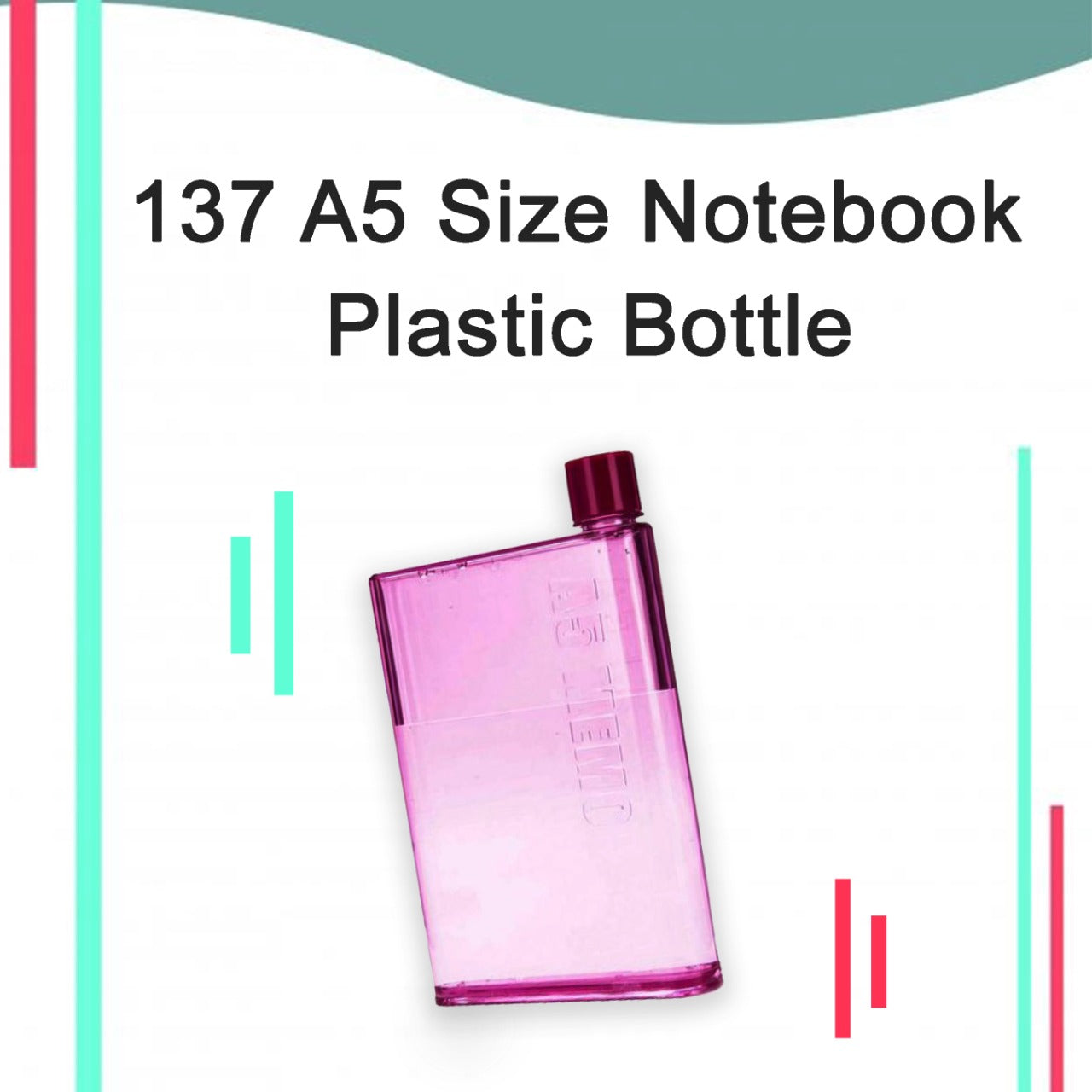 A5 Size Notebook Plastic Bottle (Any Color) signaturekarts
