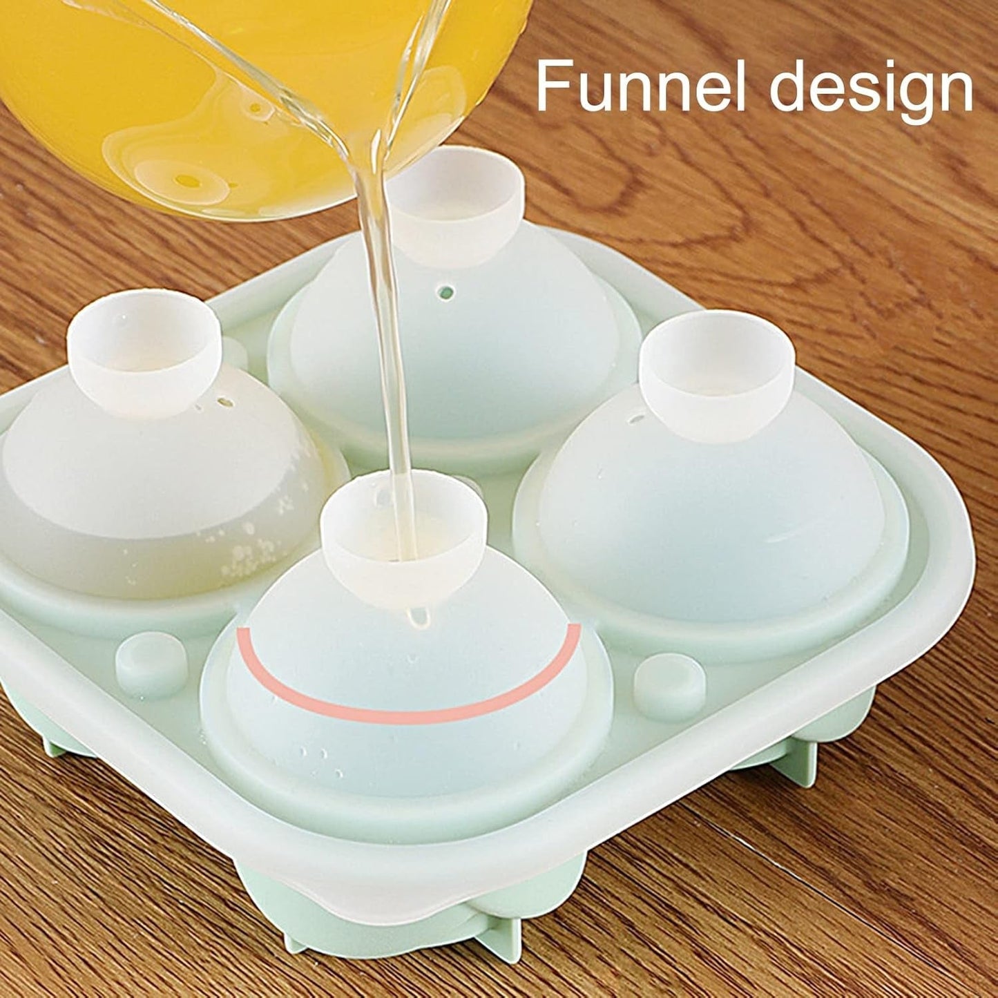 4-Grid Rose-Shape Ice Cube Tray Mold with Lid The Morsignaturekarts