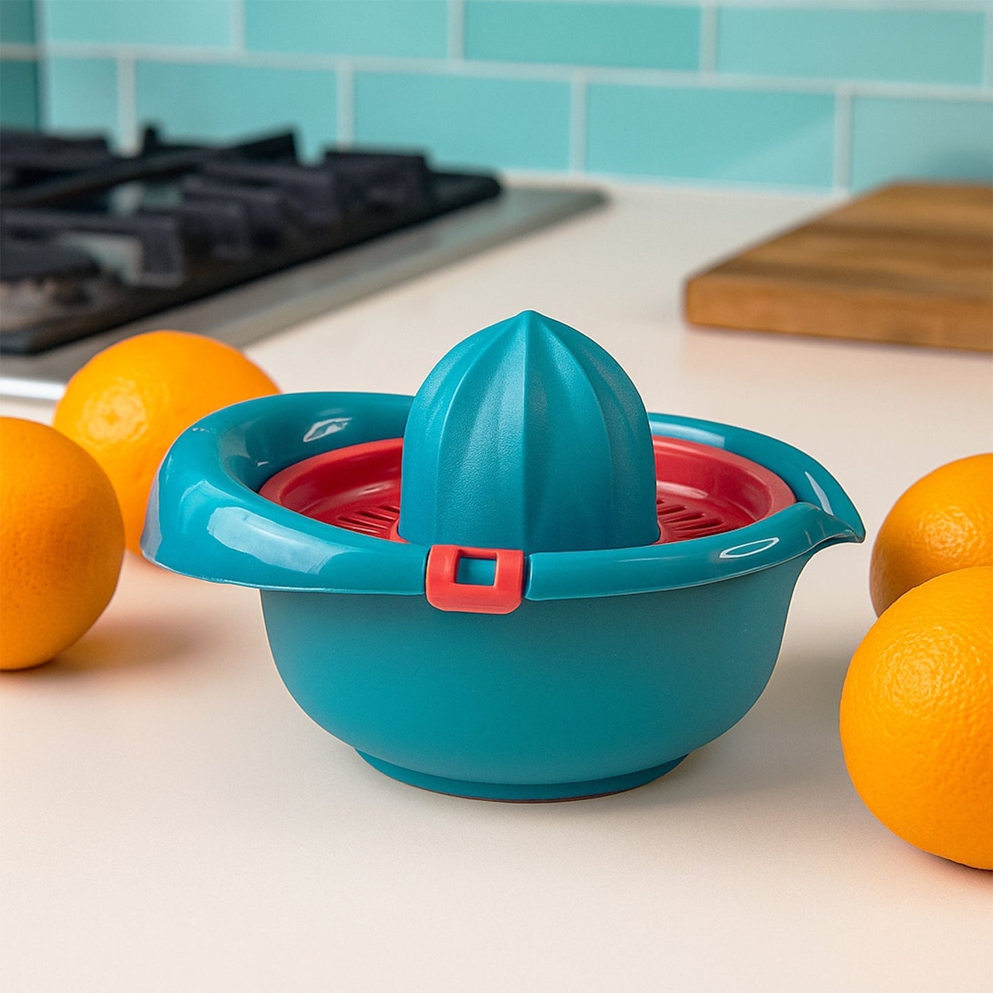 Supermom Plastic Premium Manual Hand Press Citrus Juicer (1 Pc) signaturekarts