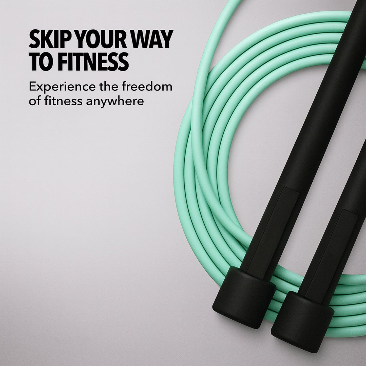 High-Speed Skipping Rope with Foam Padded Handles (1 Pc) The Morsignaturekarts