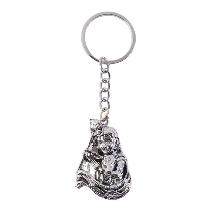 Premium Silver-Finish Metal Keychain (1 Pc) The Morsignaturekarts