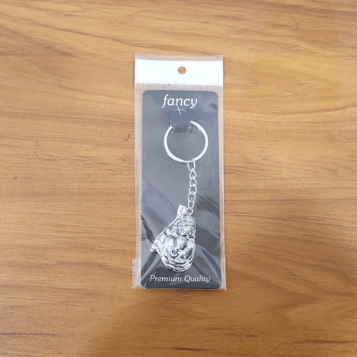 Premium Silver-Finish Metal Keychain (1 Pc) The Morsignaturekarts
