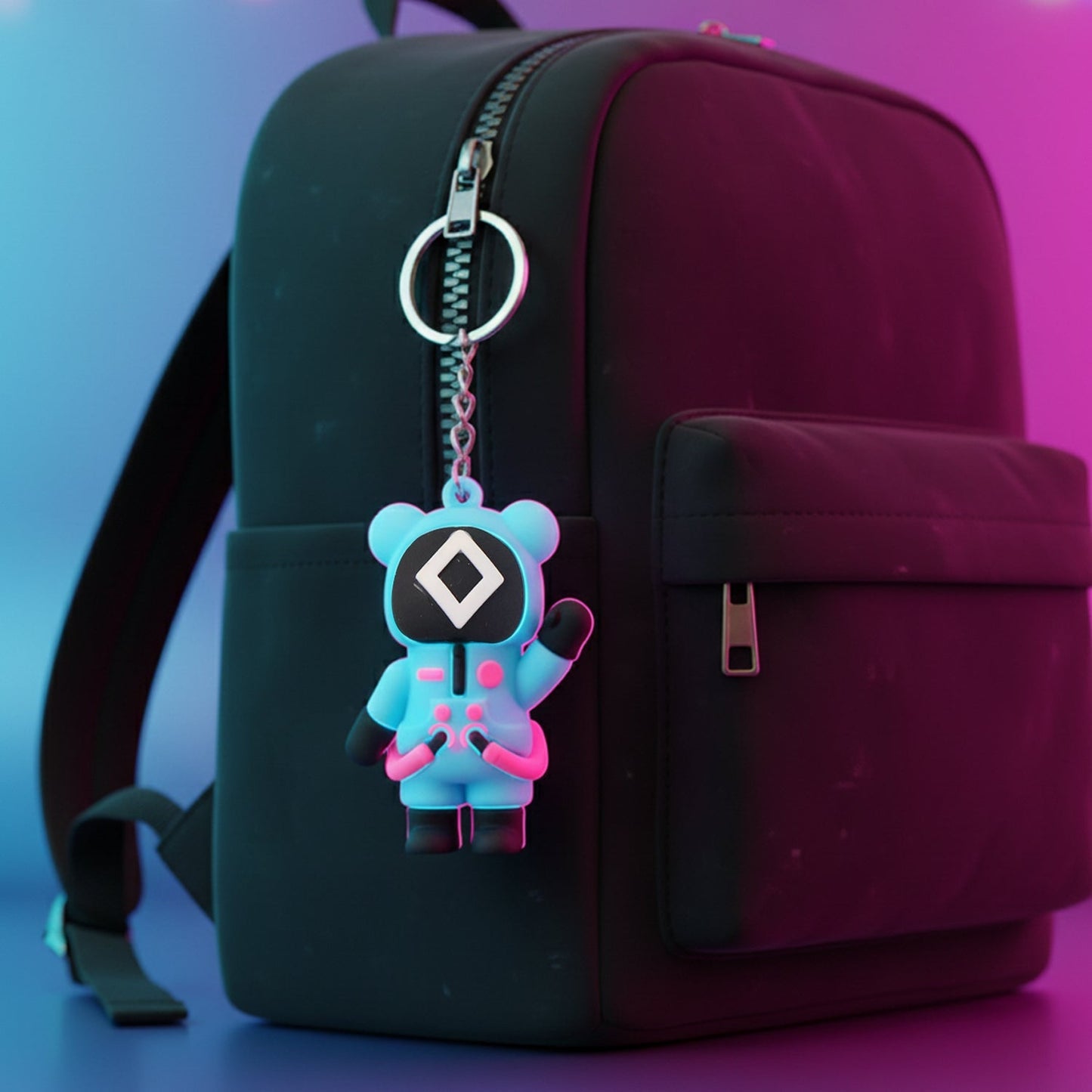 Cute Character-Themed Soft Silicone Keychain (Mix Desgin / 1 Pc) signaturekarts