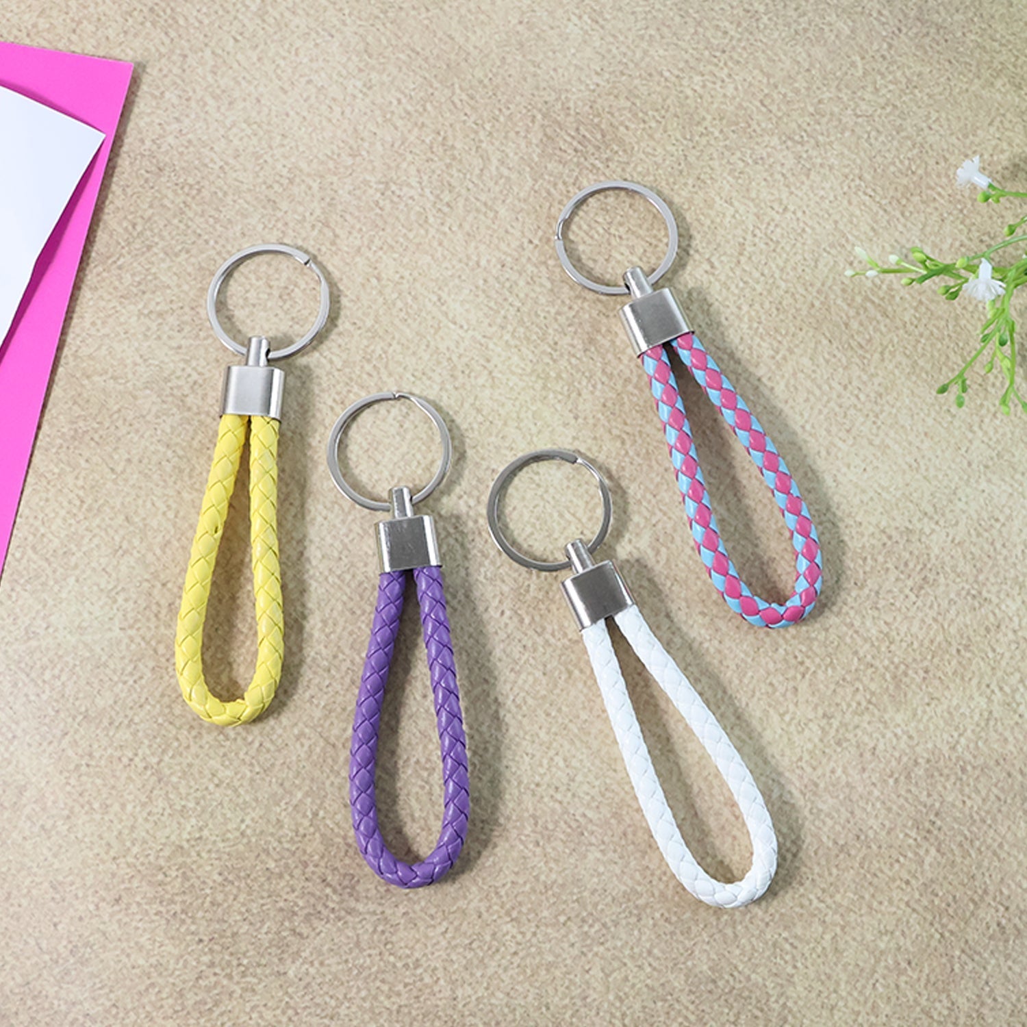Braided Loop Keychain Set (4 Pc) The Morsignaturekarts
