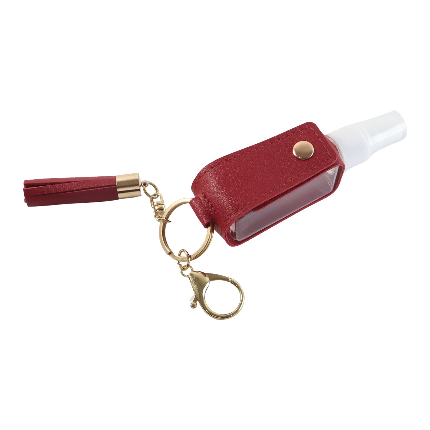 Portable Hand Sanitizer Holder Keychain with Tassel (1 Pc) signaturekarts