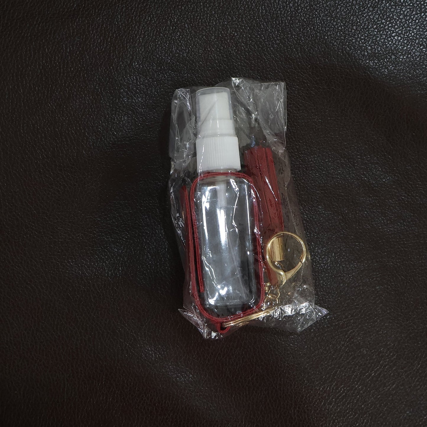 Portable Hand Sanitizer Holder Keychain with Tassel (1 Pc) signaturekarts