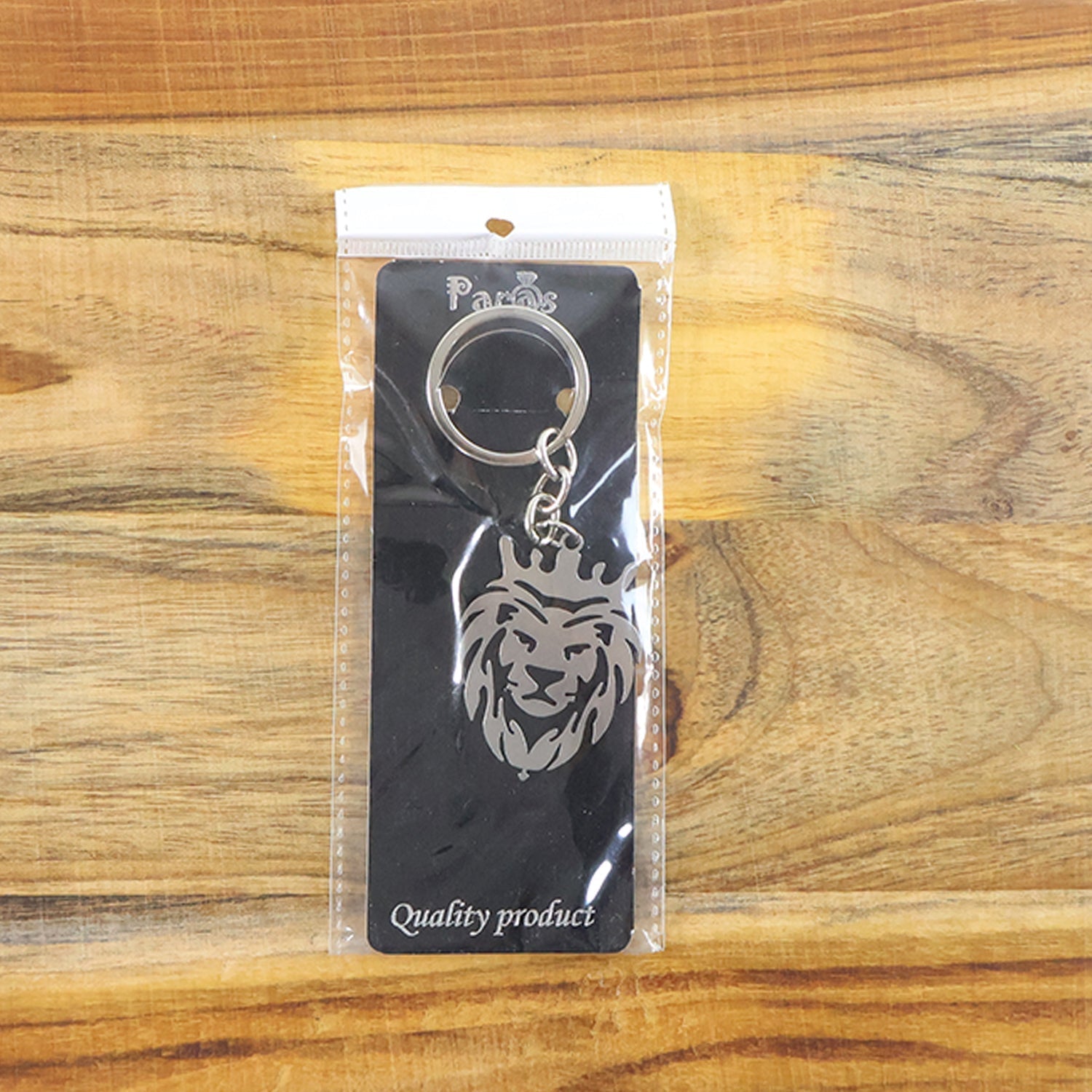 Stylish Metal Lion Head Keychain (1 Pc) signaturekarts
