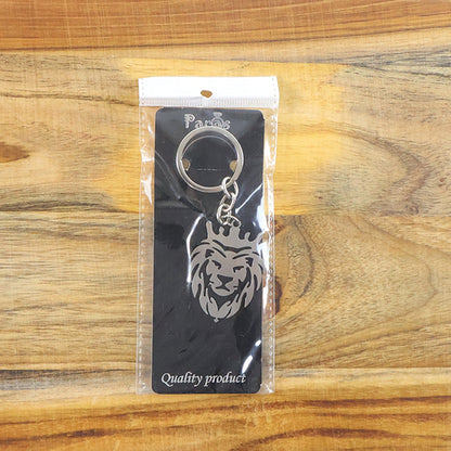 Stylish Metal Lion Head Keychain (1 Pc) signaturekarts