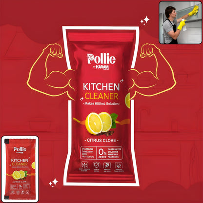 Pollic Kadam Concentrated Kitchen Surface Cleaner Sachet signaturekarts