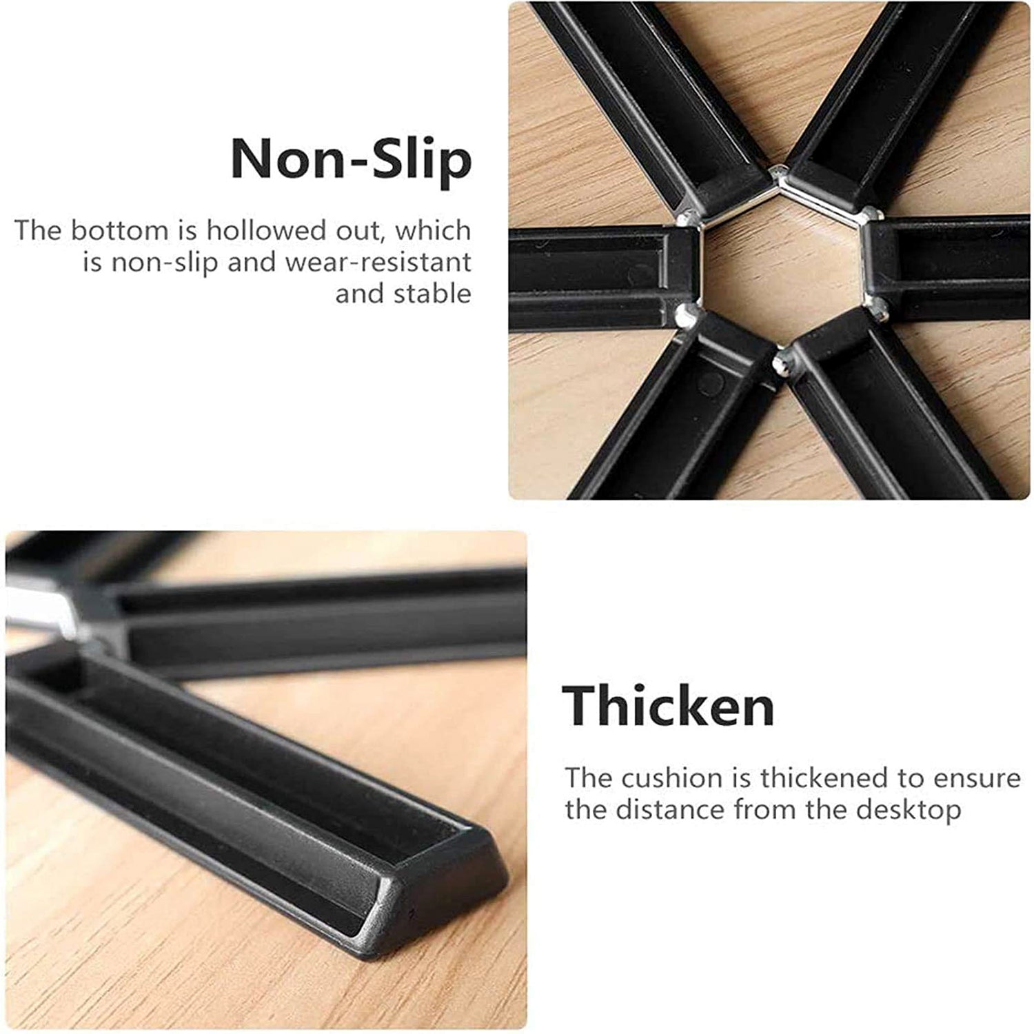Folding Insulated Pad for Hot Pots - Foldable Trivet Mats (1 Pc) signaturekarts