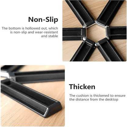 Folding Insulated Pad for Hot Pots - Foldable Trivet Mats (1 Pc) signaturekarts