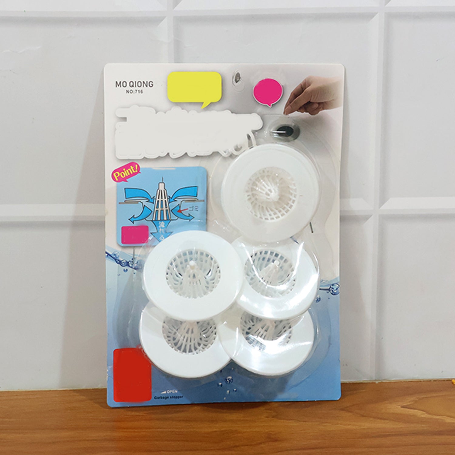 5 Pcs Multipurpose Sink Drain Hair Catcher & Strainer Filter (30~45 mm) The Morsignaturekarts
