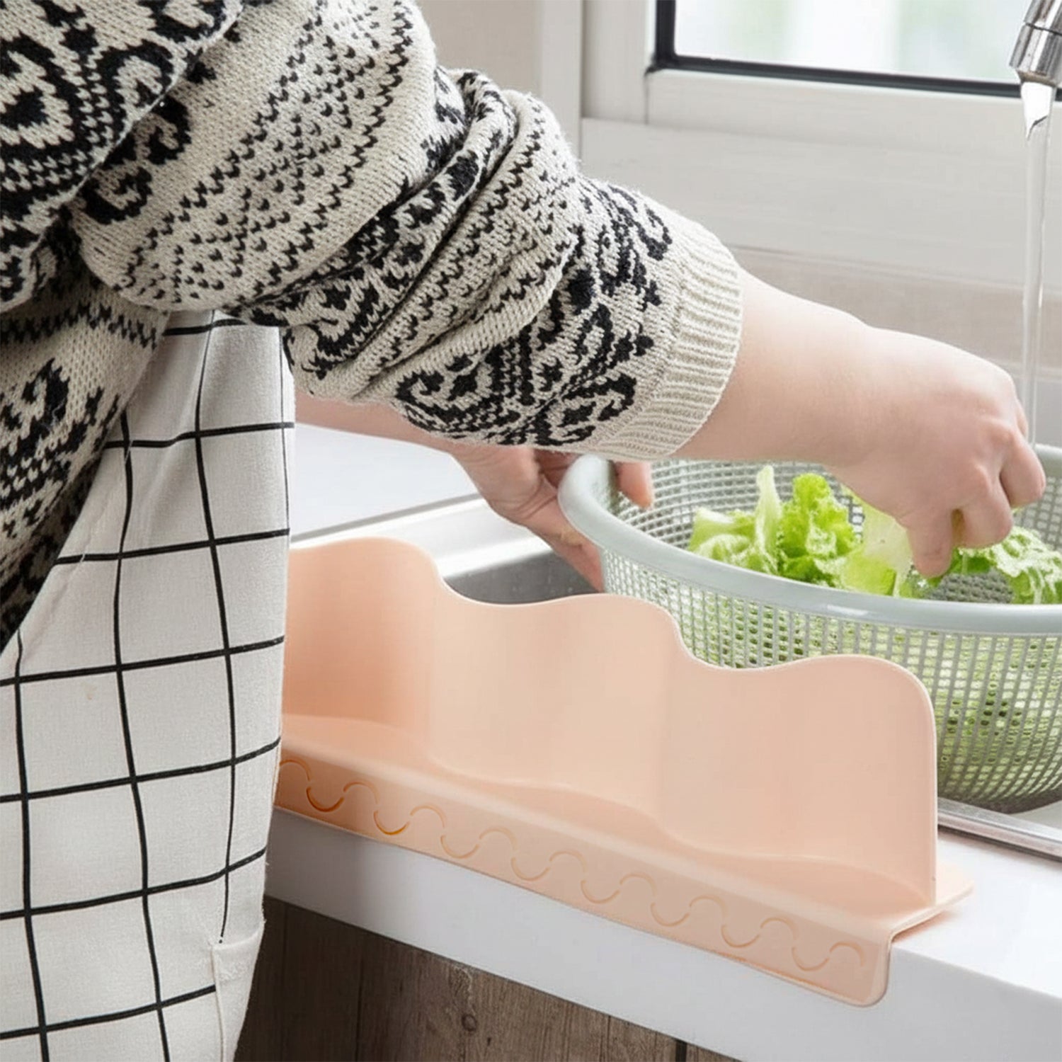 Premium Kitchen Sink Splash Guard (1 Pc / 49 Cm Long) The Morsignaturekarts