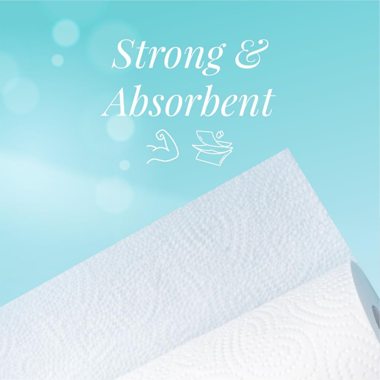 Freshee Super-Absorbent Kitchen Roll 4-in-1 Paper (4 Rolls × 60 Sheets = 240 Sheets) signaturekarts