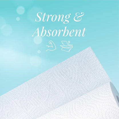 Freshee Super-Absorbent Kitchen Roll 4-in-1 Paper (4 Rolls × 60 Sheets = 240 Sheets) signaturekarts
