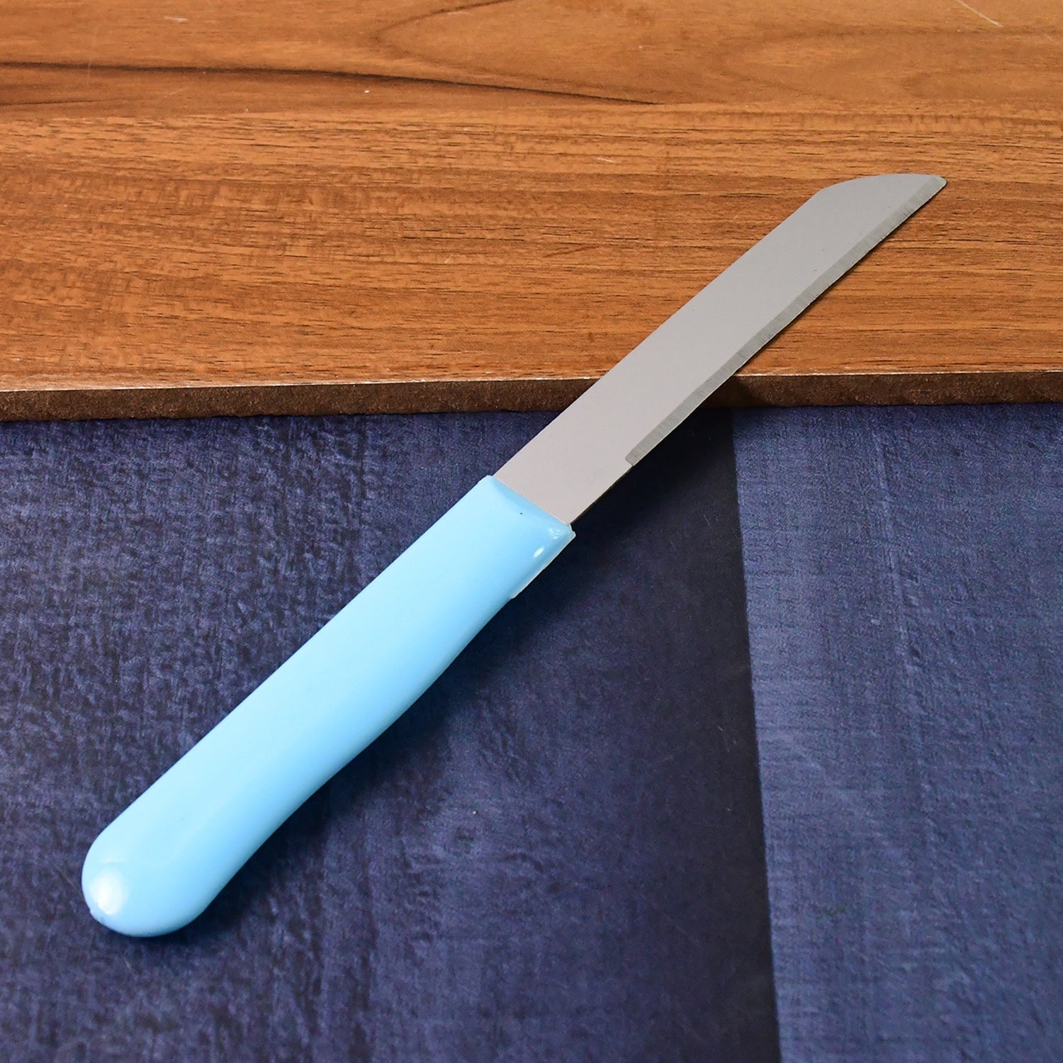 Premium Quality Stainless Steel Handle Plain Knife (10 Pc / 1 Set) signaturekarts