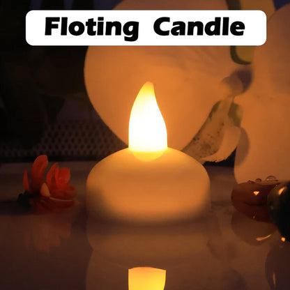 Round LED Flameless Tealight Candles - (8 Pc) signaturekarts