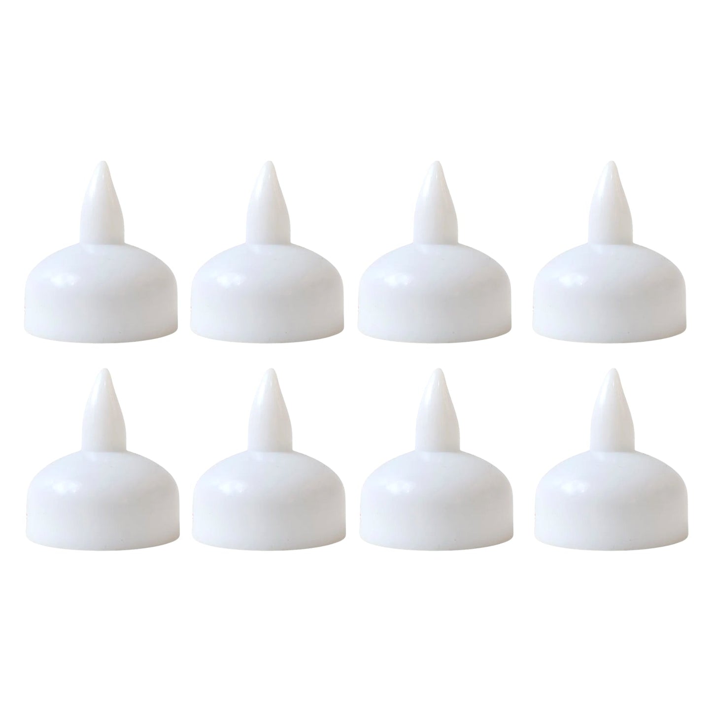 Round LED Flameless Tealight Candles - (8 Pc) signaturekarts