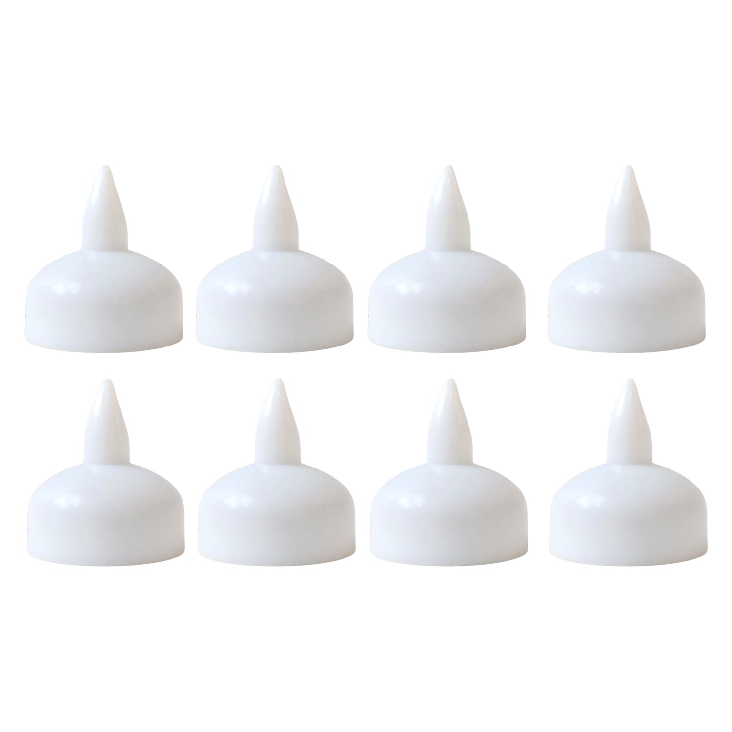Round LED Flameless Tealight Candles - (8 Pc) signaturekarts