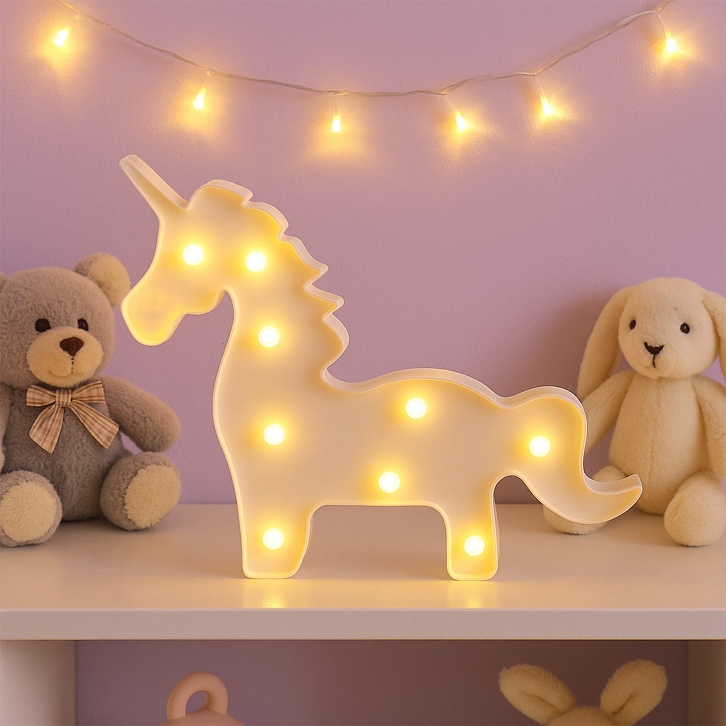 Unicorn Shaped LED Decorative Night Light (1 Pc) signaturekarts