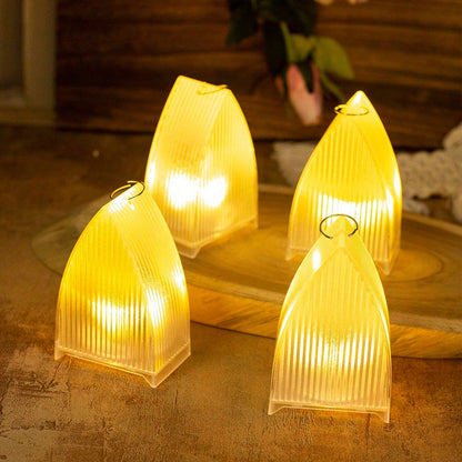 Transparent Decorative LED Candle Lights (24 Pc) signaturekarts