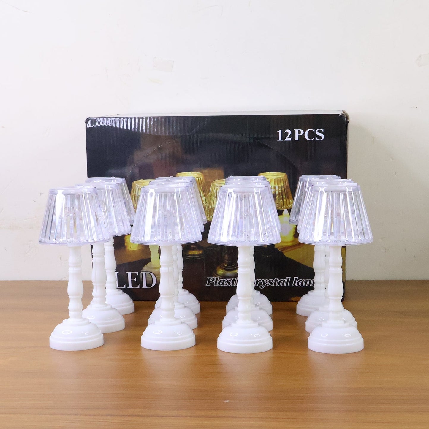 LED Crystal Table Lamps (12 Pc) signaturekarts