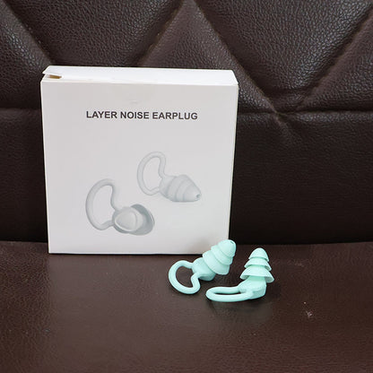 Premium Layered Silicone Noise Reduction Earplugs (1 Pair) signaturekarts