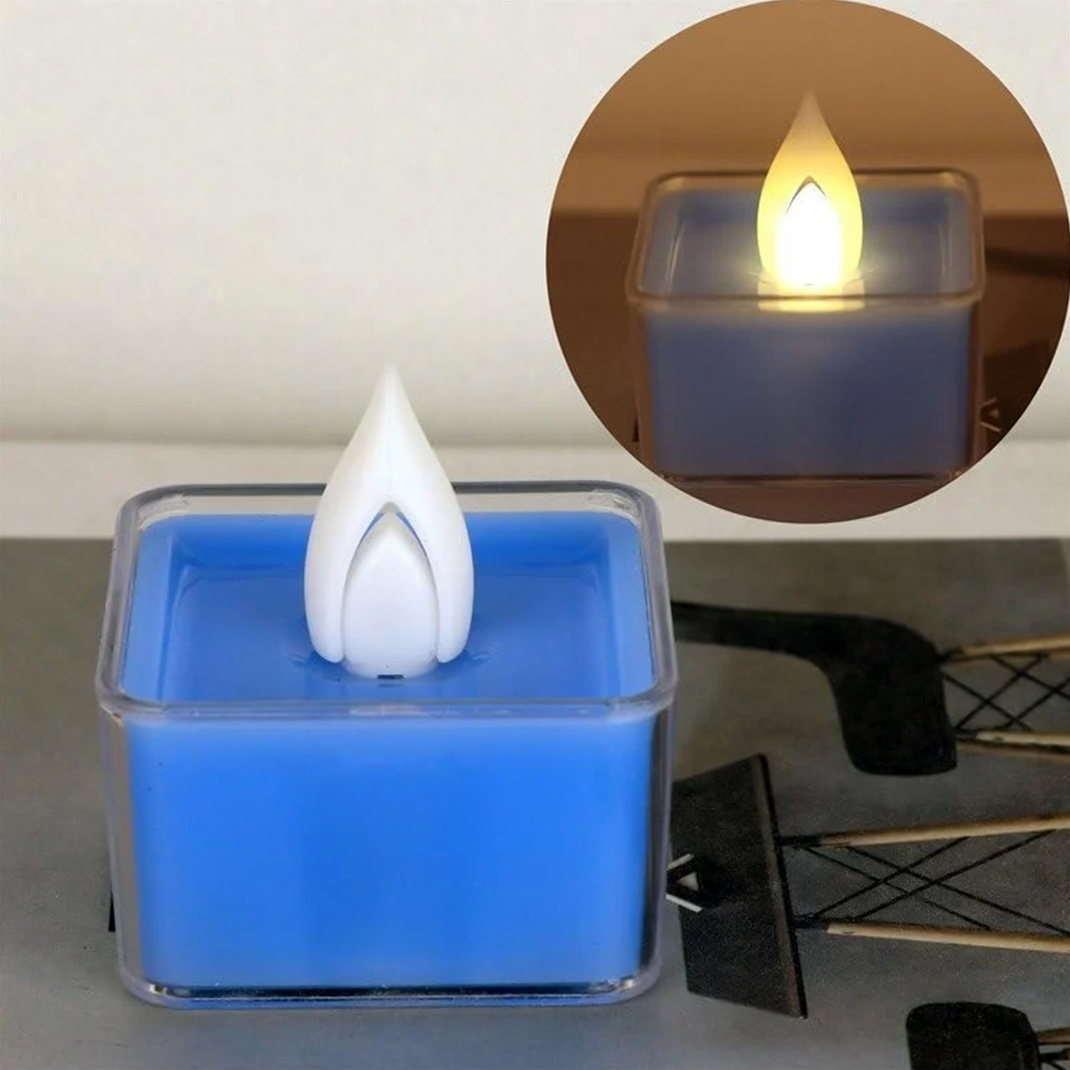 Set of 24 Multi-Color LED Tealight Candles signaturekarts