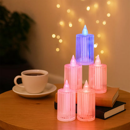 Decorative Flameless Electronic LED Candle Light Set (6 Pc) signaturekarts