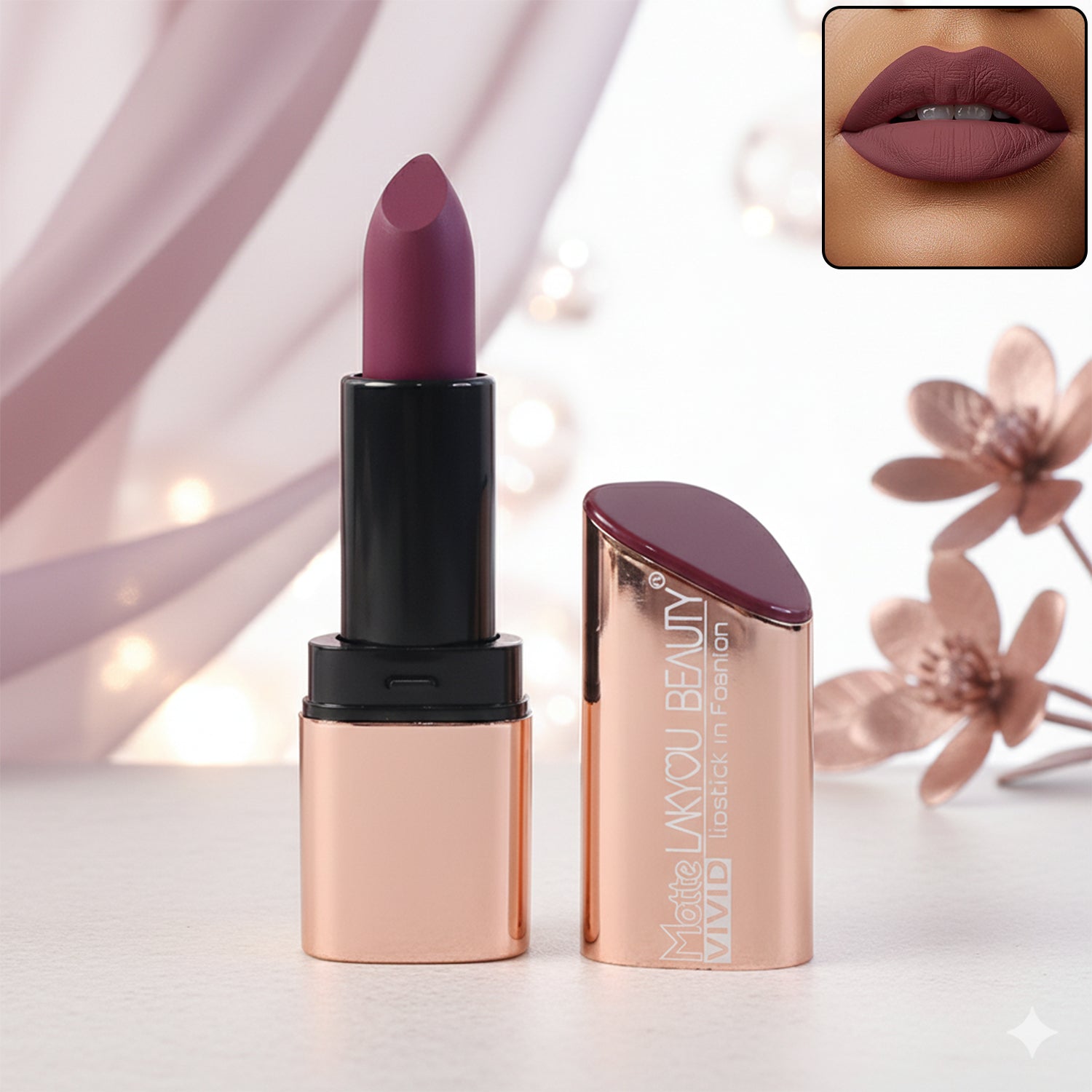 Vivid Matte Mix-Color Lipstick (1 Pc) The Morsignaturekarts