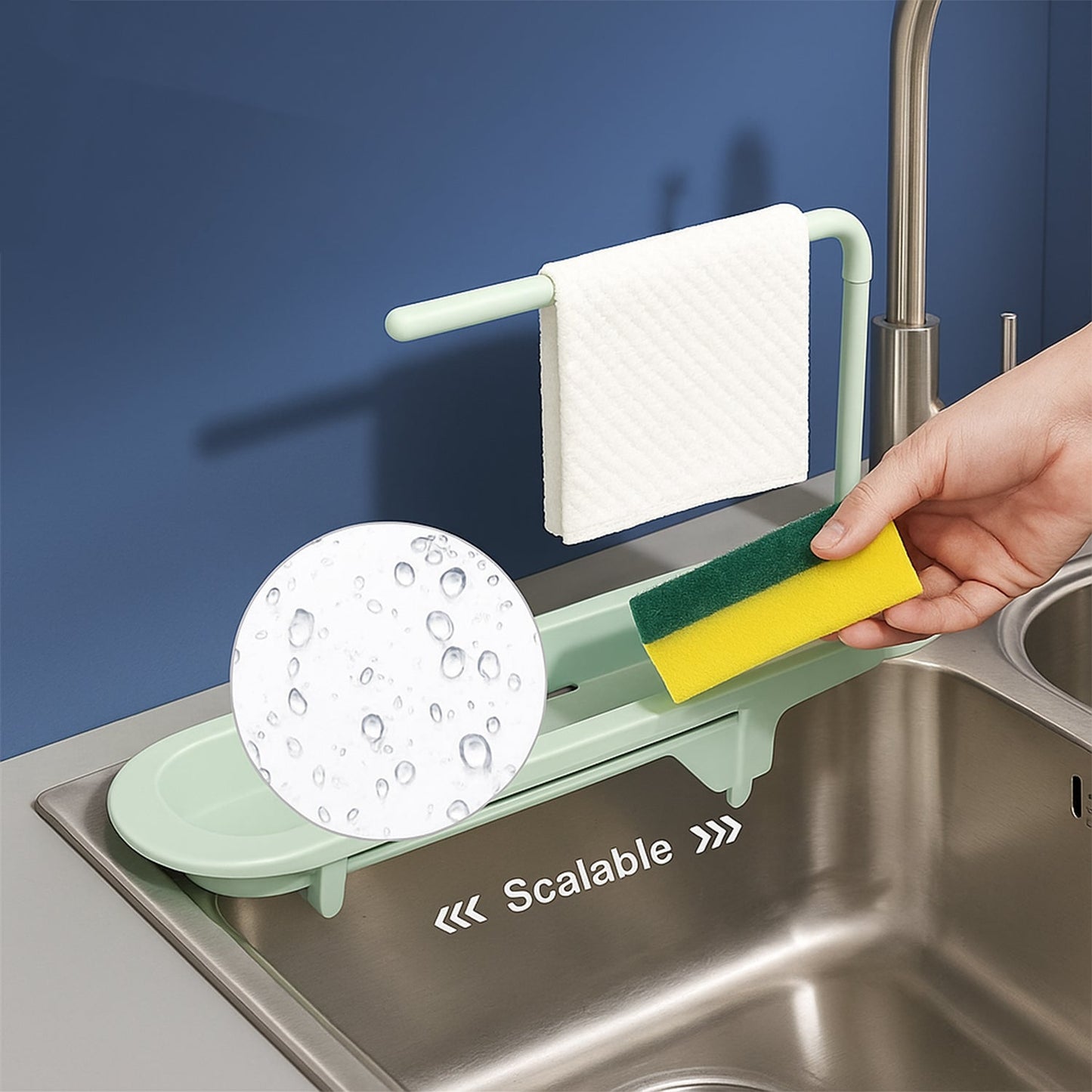 Plastic Telescopic Sink Storage Rack The Morsignaturekarts