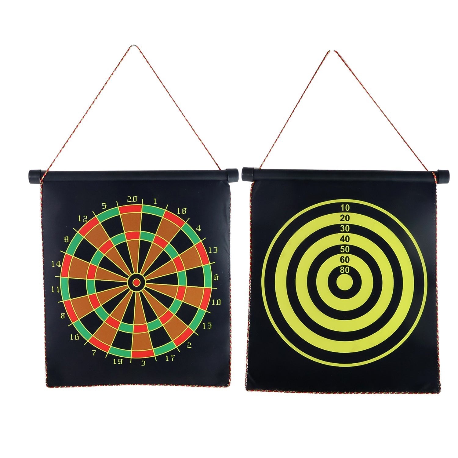 Magnetic Roll-Up Dartboard Game - (12-inch / Set) signaturekarts