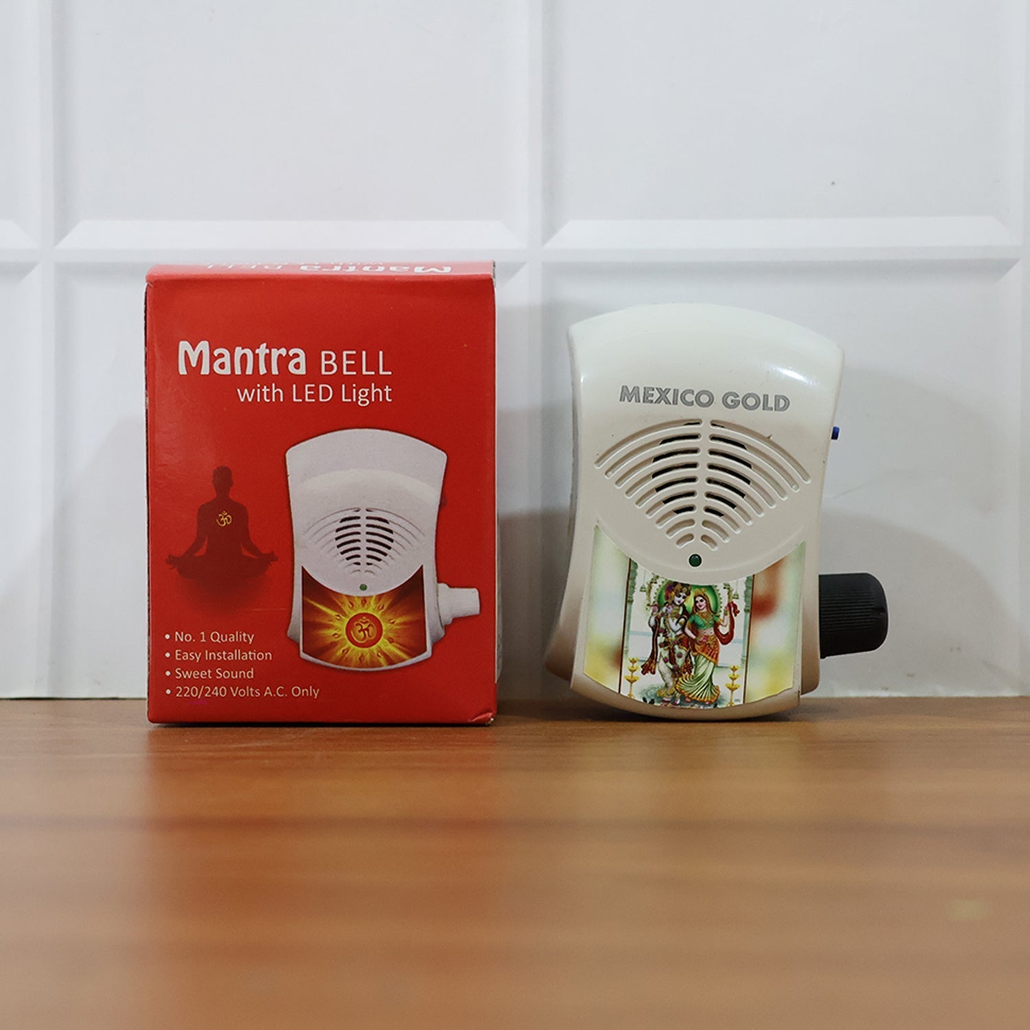 Electric Mantra Bell with LED Light (1 Pc) signaturekarts