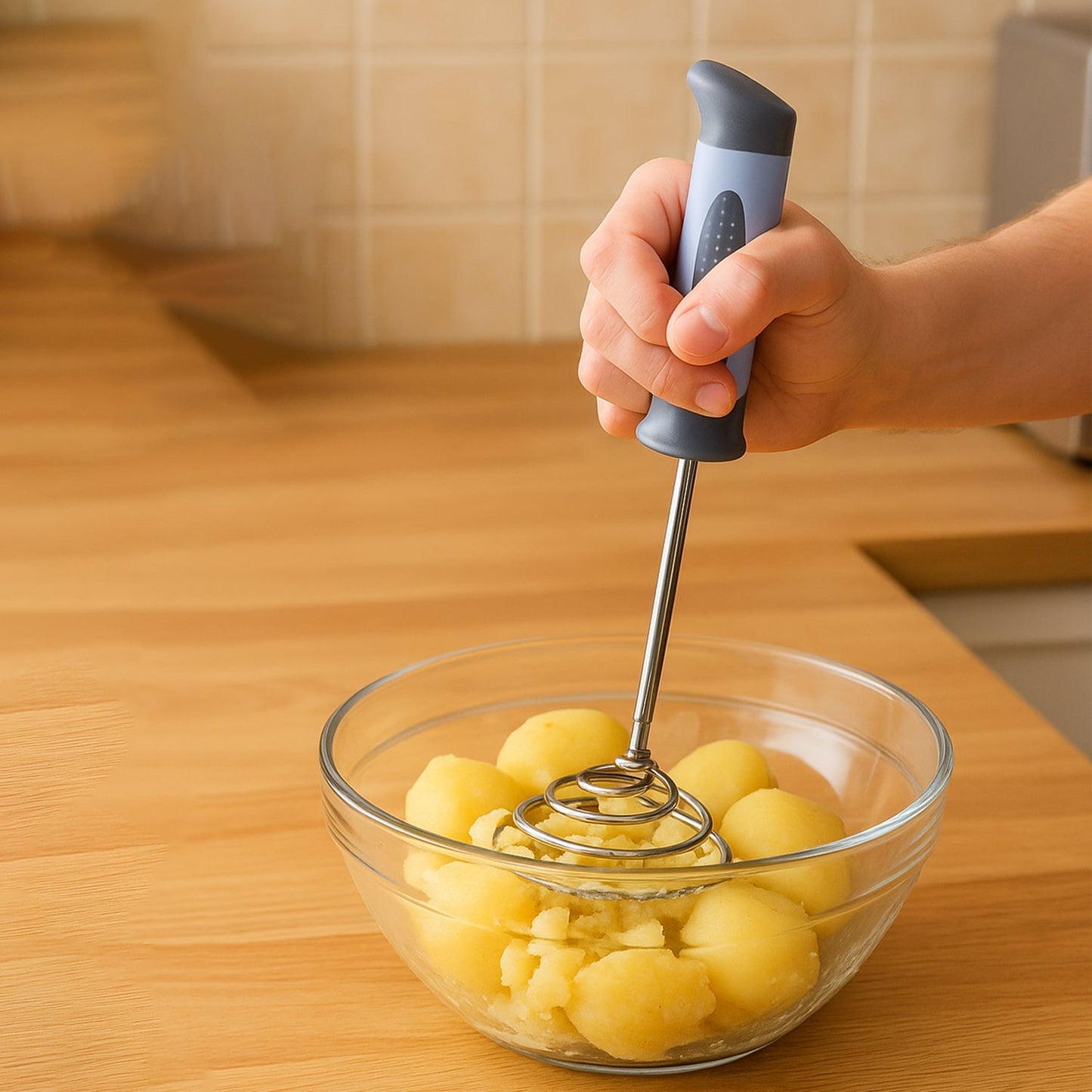 Supermom Spring O’Masher Heavy Duty Stainless Steel Vegetable & Potato Masher signaturekarts