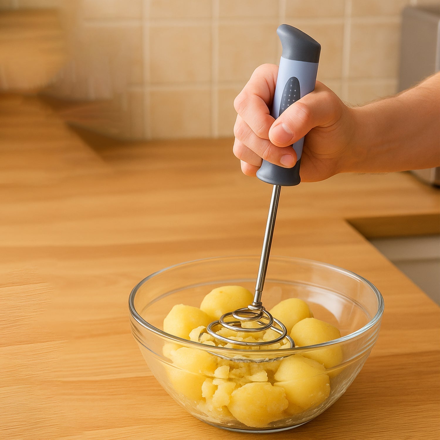 Supermom Spring O’Masher Heavy Duty Stainless Steel Vegetable & Potato Masher signaturekarts