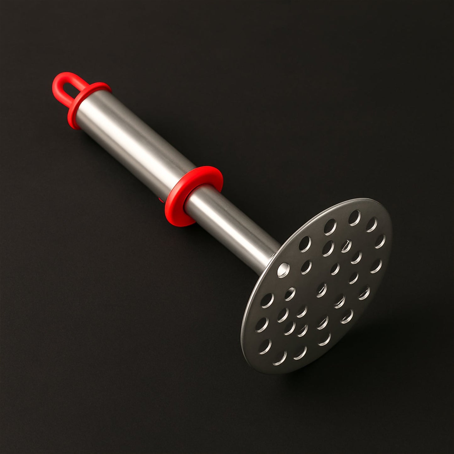 Stainless Steel Potato Masher with Ergonomic Handle (17cm / 1 Pc) signaturekarts