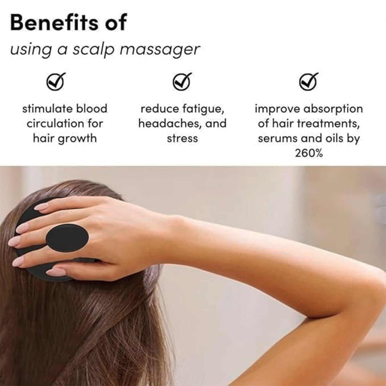 Scalp Massager Shampoo Brush (1 Pc) signaturekarts