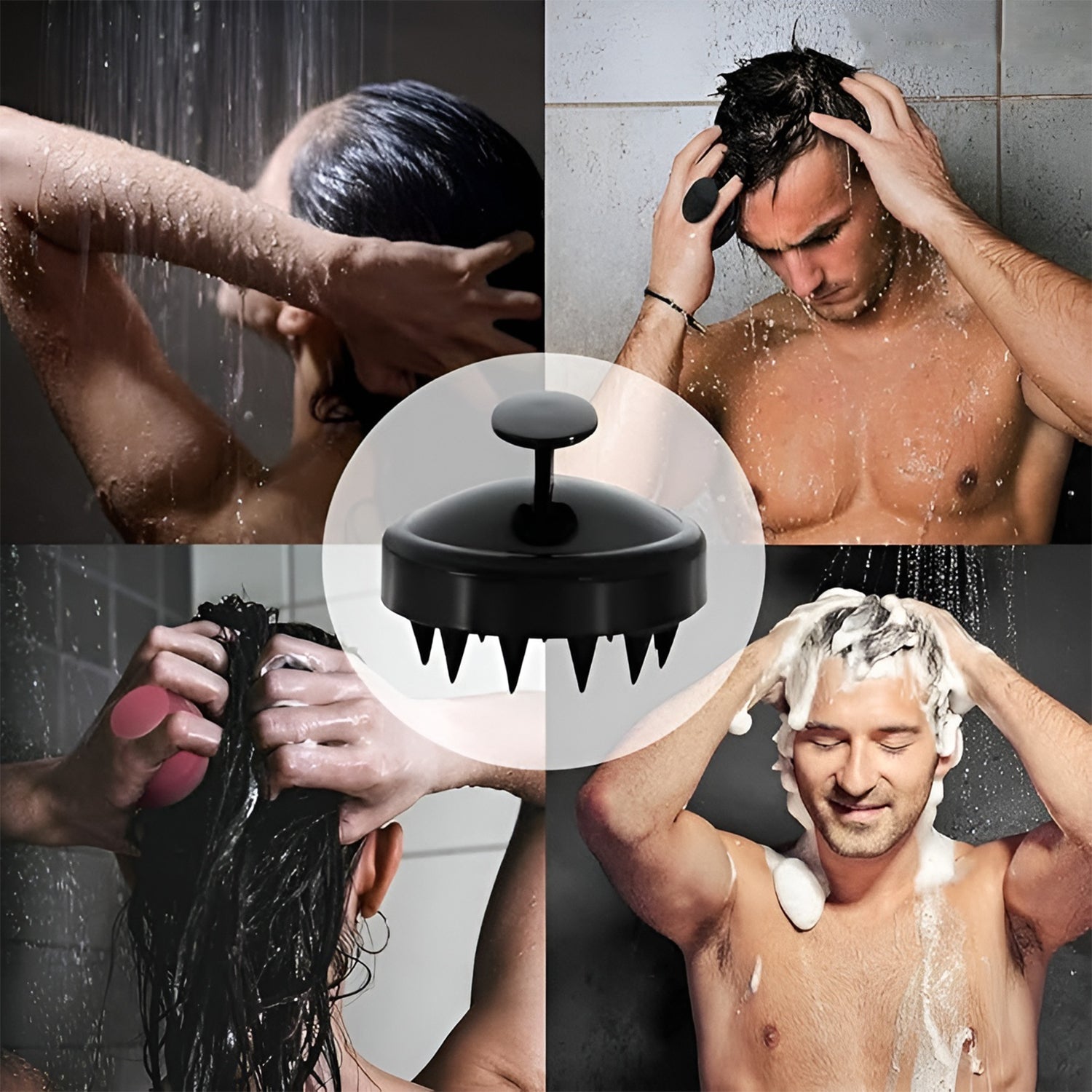 Scalp Massager Shampoo Brush (1 Pc) signaturekarts