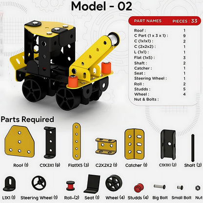 Aditi STEM Educational Mecha Racer DIY Construction Kit Signature Kart