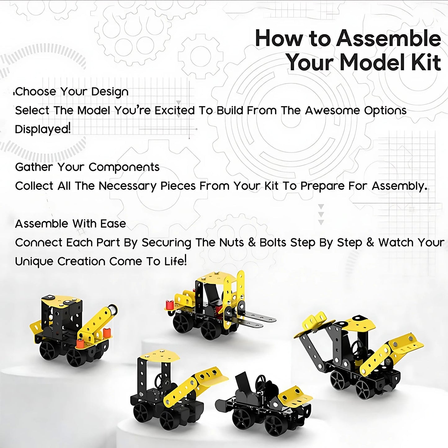 Aditi STEM Educational Mecha Racer DIY Construction Kit Signature Kart