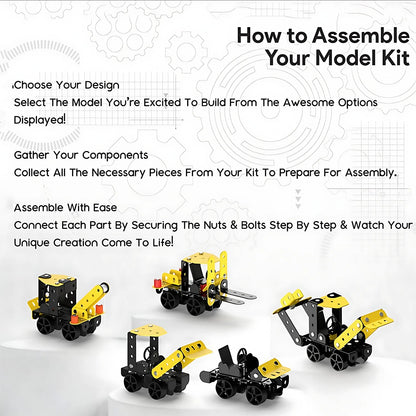 Aditi STEM Educational Mecha Racer DIY Construction Kit Signature Kart