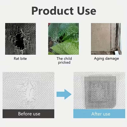 Premium Self-Adhesive Window Screen Repair Mesh Tape (5cm x 1m) signaturekarts