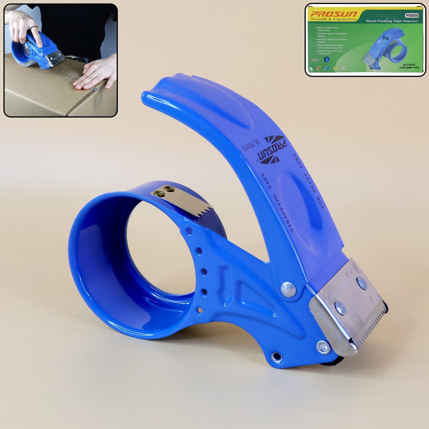 Metal Packing Tape Dispenser Cutter signaturekarts