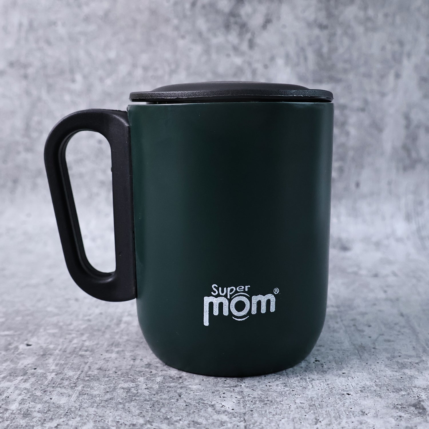 Supermom Metallic Stainless Steel Insulated Mug with Lid Approx 300Ml (1 Pc) signaturekarts