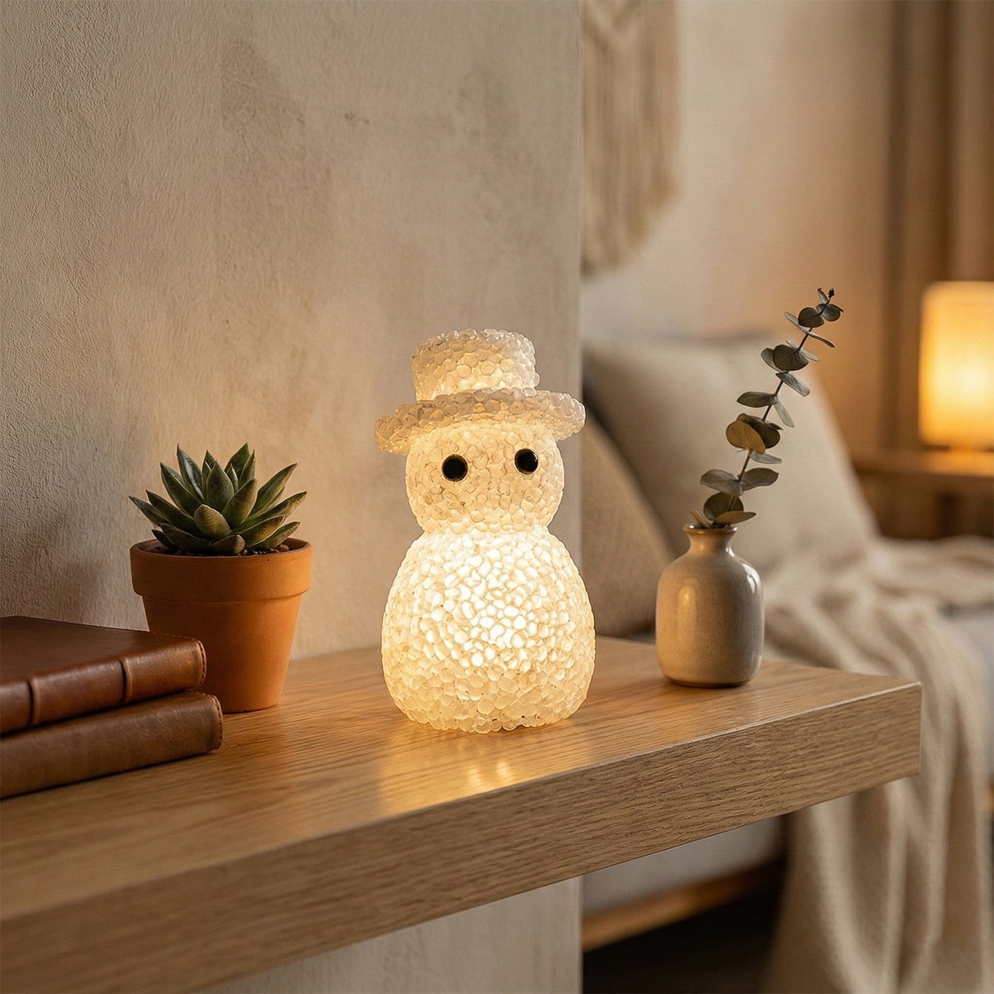 Snowman-Shaped Decorative LED Night Lamp (1 Pc) The Morsignaturekarts